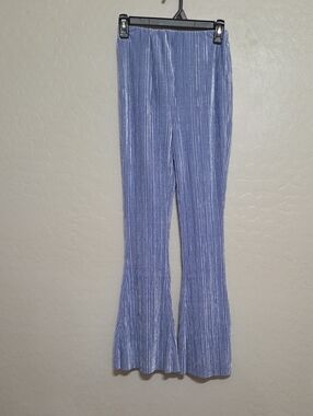 Urban Outfitters Periwinkle Ribbed Velvet Flare Pants
